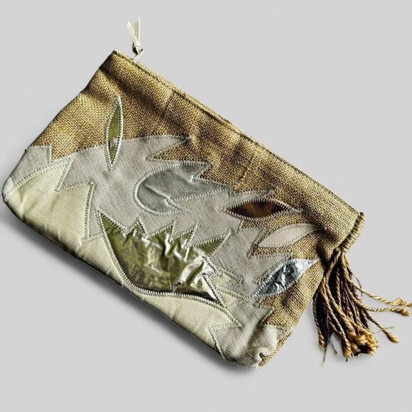 90’s Metallic Overlay Clutch Purse - Picture 7 of 11